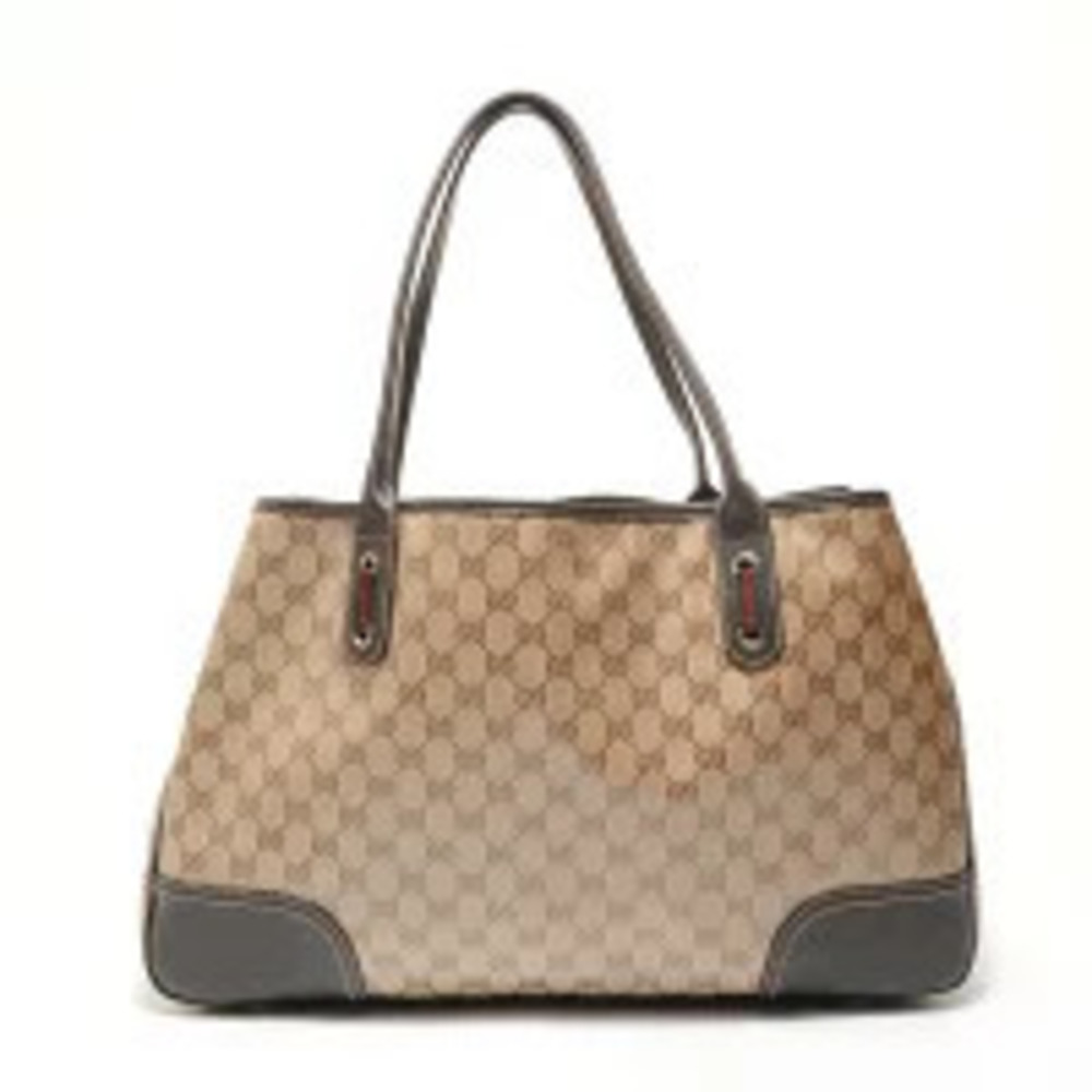 Gucci GG Crystal Sherry Tote Bag Beige Cream